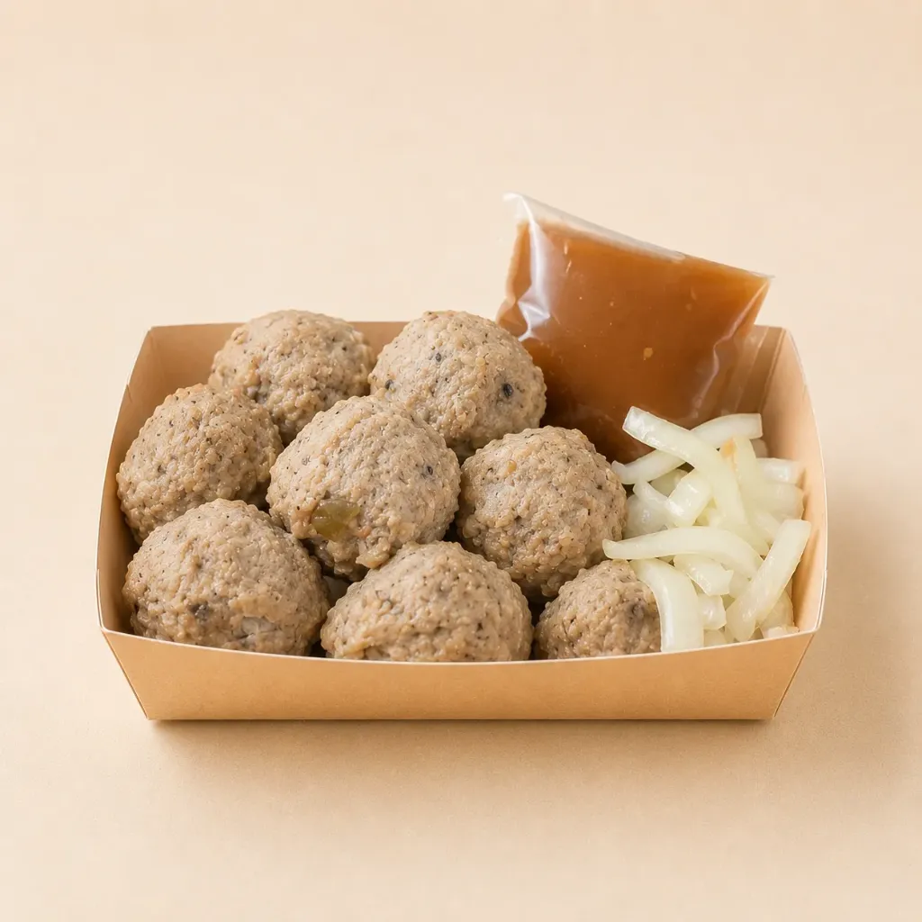[REST-PF-BPOIS-MOY] Boulettes de poisson - Barquette moyenne